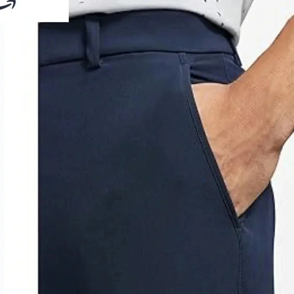 Nike Golf Men's Size 36 Navy Blue Shorts Dri-Fit Polyester Spandex Active Course - Picture 4 of 12